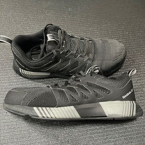 Reebok Mens Fusion Flexweave Black Safety Shoes (Wide)